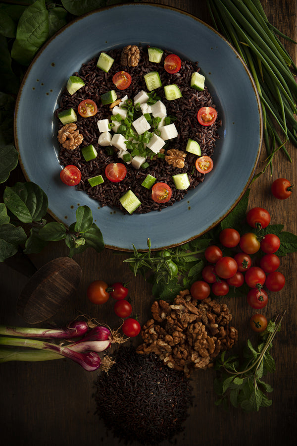 Greek Black Rice Salad